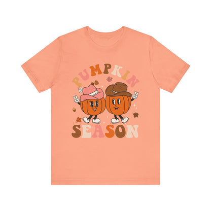 Pumpkin Season Howdy Shirt – Western Cowboy Cowgirl Thanksgiving Fall Tee