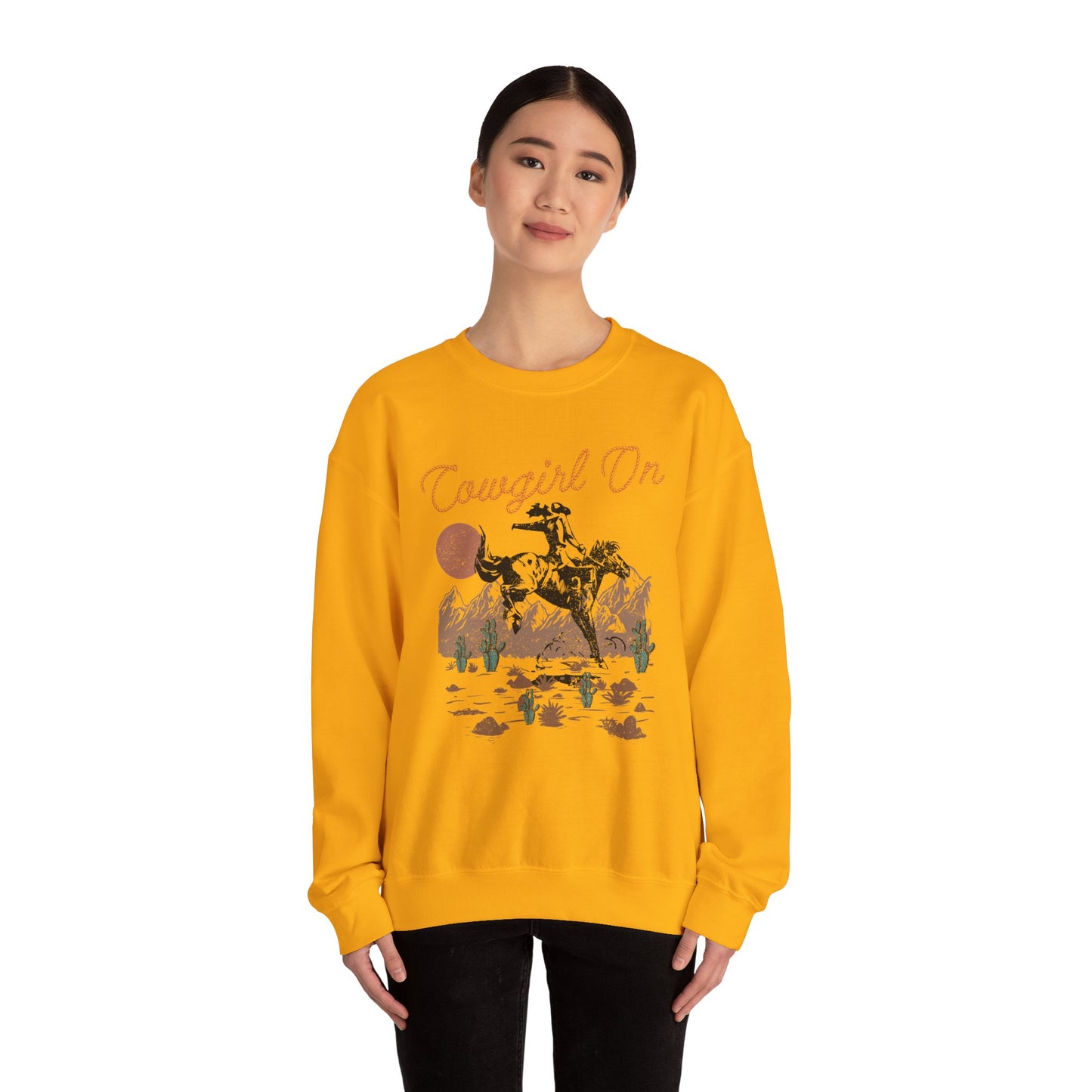 Cowgirl Howdy Sweatshirt – Southern Western Country Rodeo Vintage Pullover