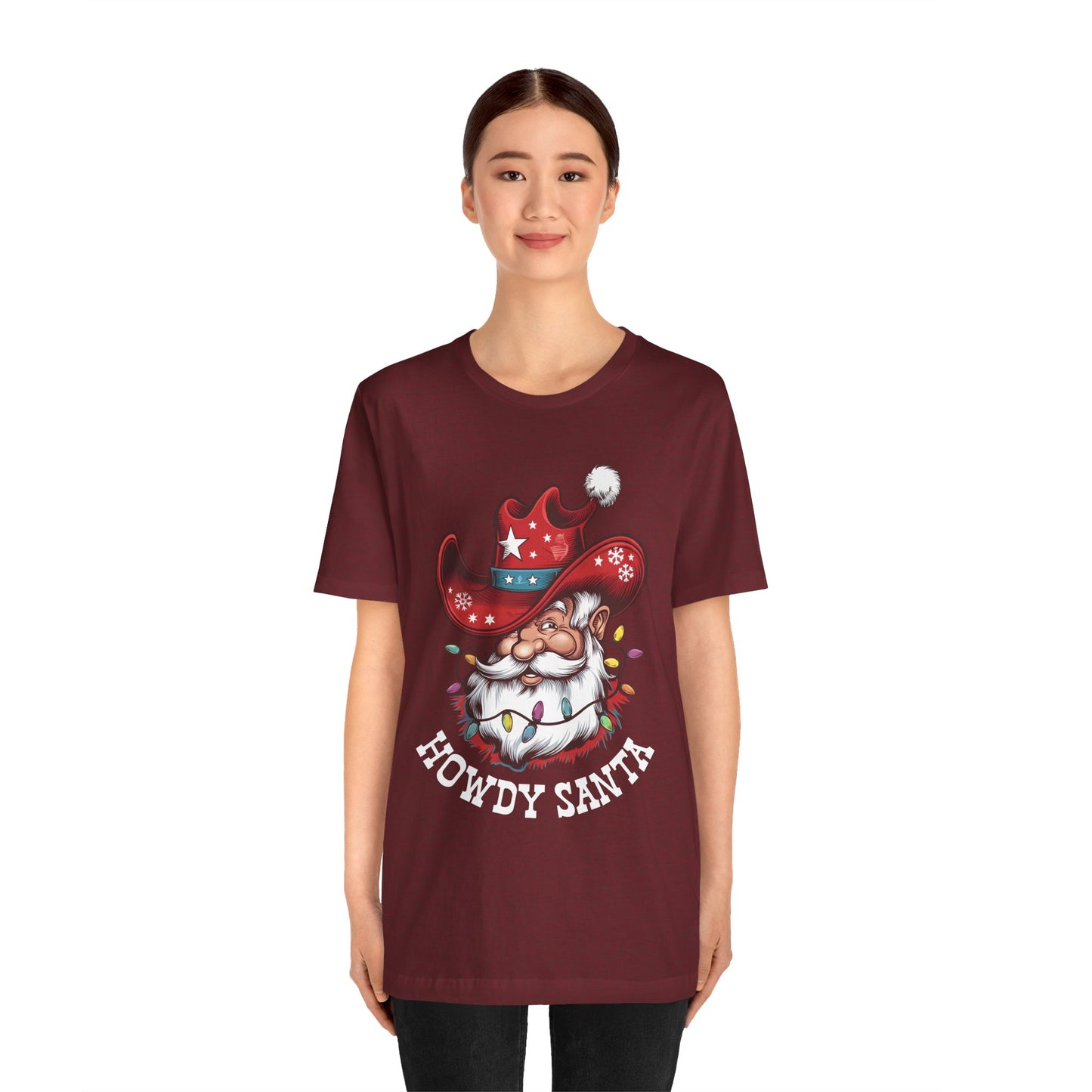 Howdy Santa Shirt – Funny Cowboy Western Christmas Holiday Costume Tee