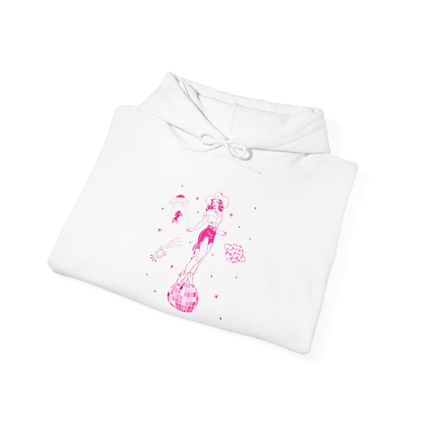 Western Cowgirl Howdy Hoodie – Disco Rodeo Space Bachelorette Pullover