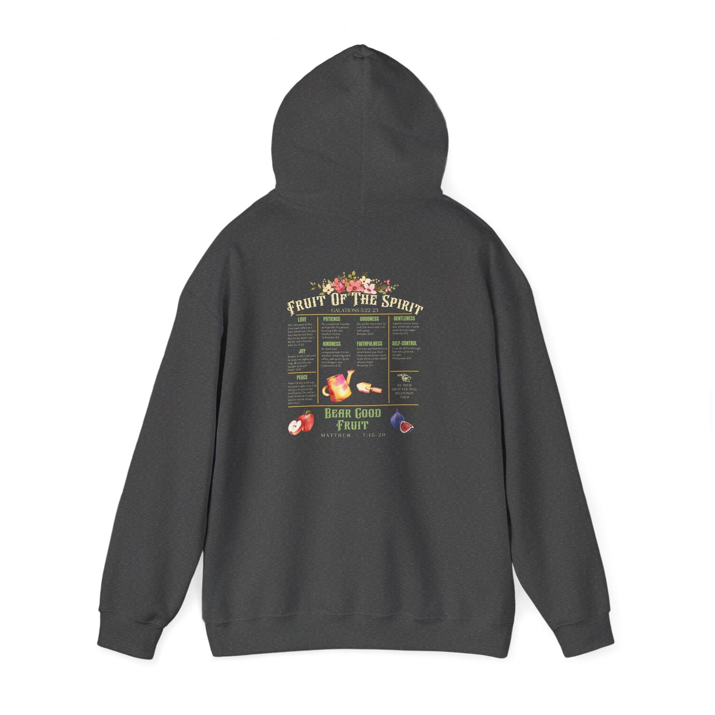 Fruit of the Spirit Hoodie – Christian Bible Verse Jesus Prayer Pullover