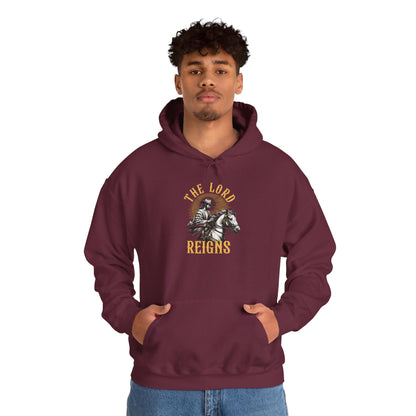 Jesus The Lord Reigns Hoodie – Country Christian Western Rodeo Pullover