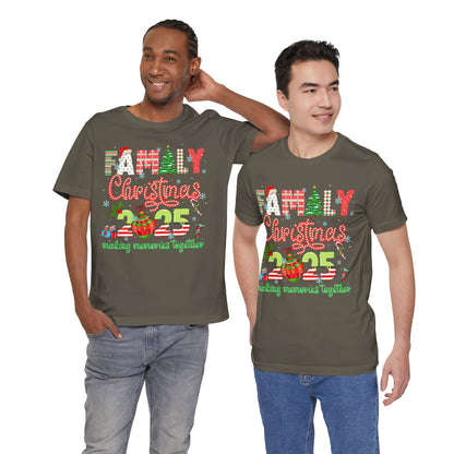 Family Christmas 2025 Matching Shirt – Festive Holiday Lights Ornament Tee