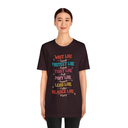 Women of the Bible Shirt – Empowering Christian Faith Scripture Graphic Tee