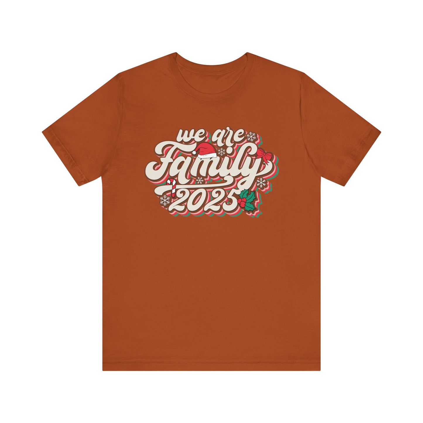 We Are Family Christmas Shirt – Retro Groovy 80s Matching Holiday Tee