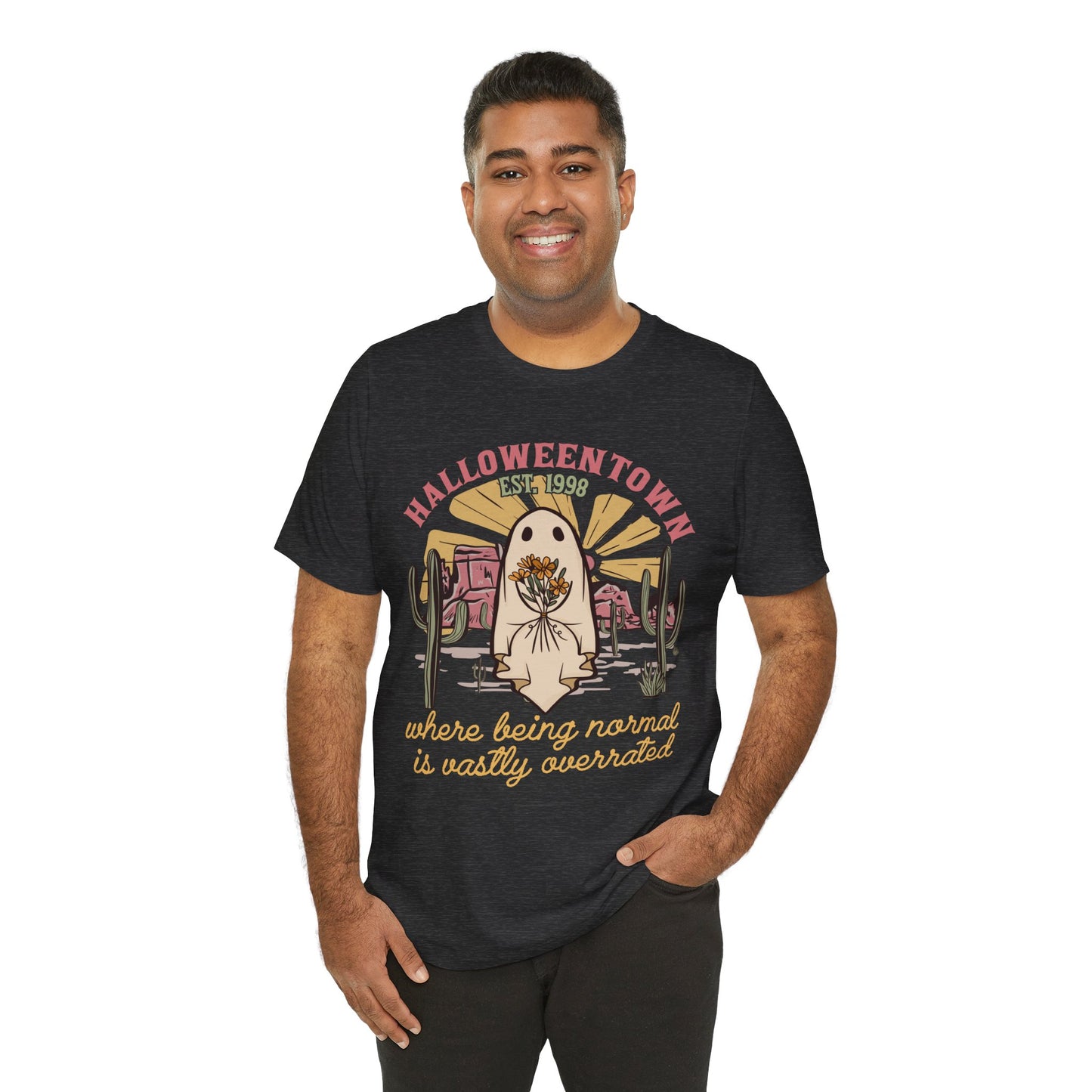 Halloweentown Est. 1998 Shirt – Retro Western Ghost Pumpkin Rodeo Tee