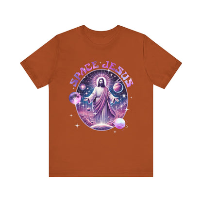 Space Jesus Galaxy Shirt – Cosmic Christian Planet Faith Graphic Unisex Tee