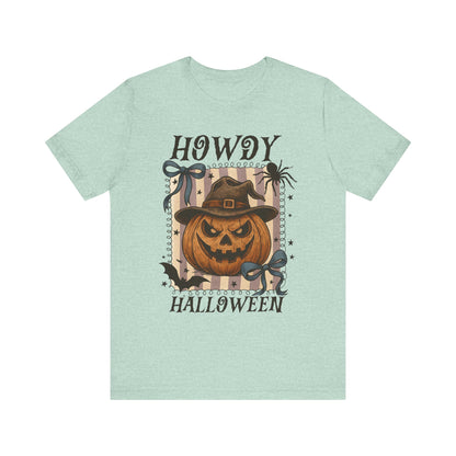 Howdy Halloween Shirt – Cute Coquette Pumpkin Western Fall Tee