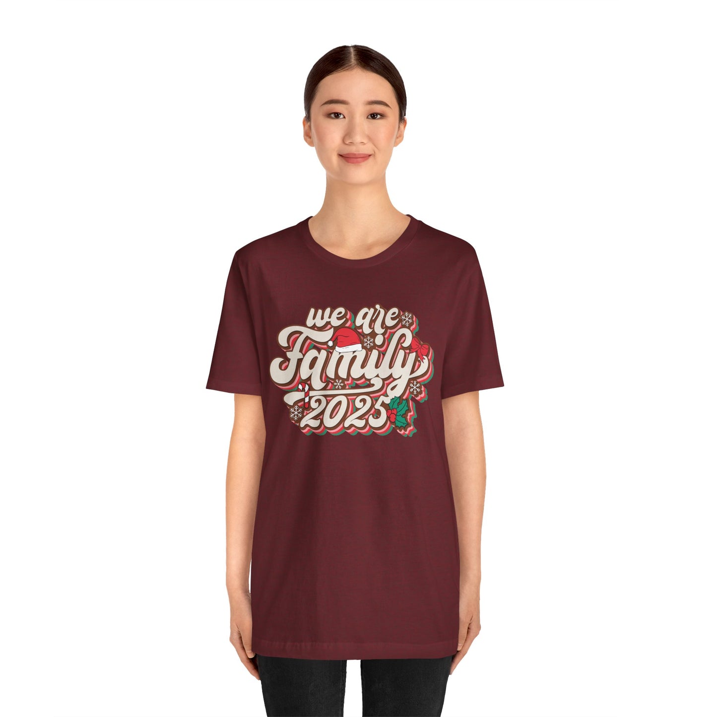 We Are Family Christmas Shirt – Retro Groovy 80s Matching Holiday Tee
