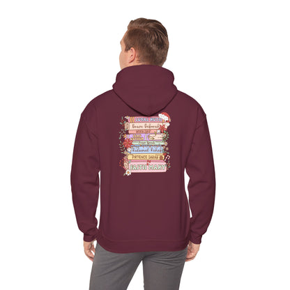 Christmas Bible Verse Hoodie – Christian Book Flowers Jesus Faith Pullover