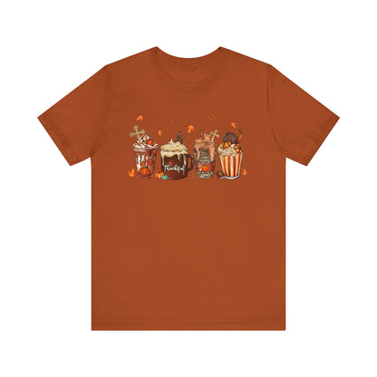 Thankful Pumpkin Spice & Jesus Shirt – Christian Coffee Cup Fall Thanksgiving Tee