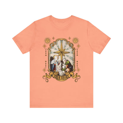 True Story Jesus Shirt – Christian Nativity Christmas Pajama Faith Tee