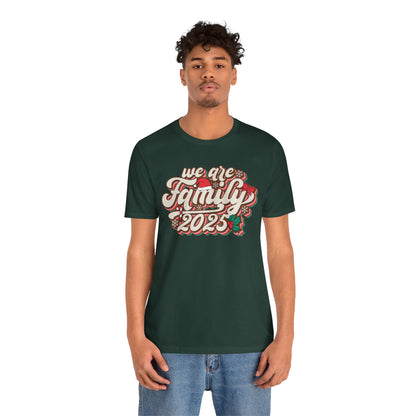 We Are Family Christmas Shirt – Retro Groovy 80s Matching Holiday Tee