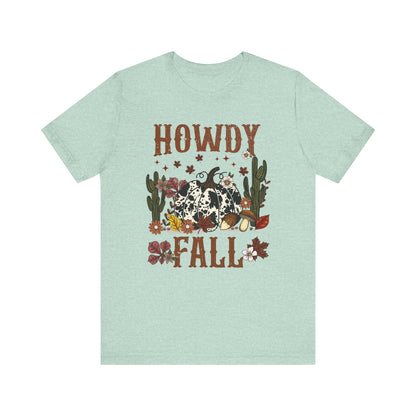 Retro Howdy Fall Shirt – Western Cowboy Pumpkin Country Thanksgiving Tee