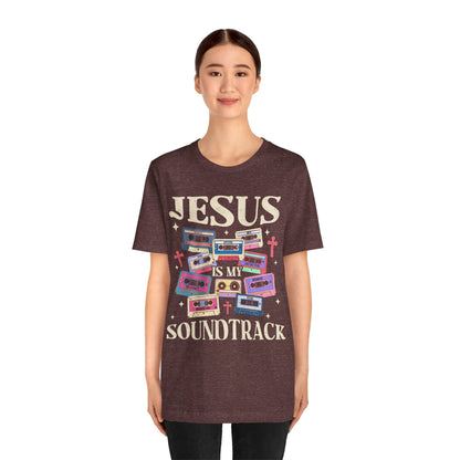 Jesus Is My Soundtrack Shirt – Christian Worship Music Faith Tee for Believers