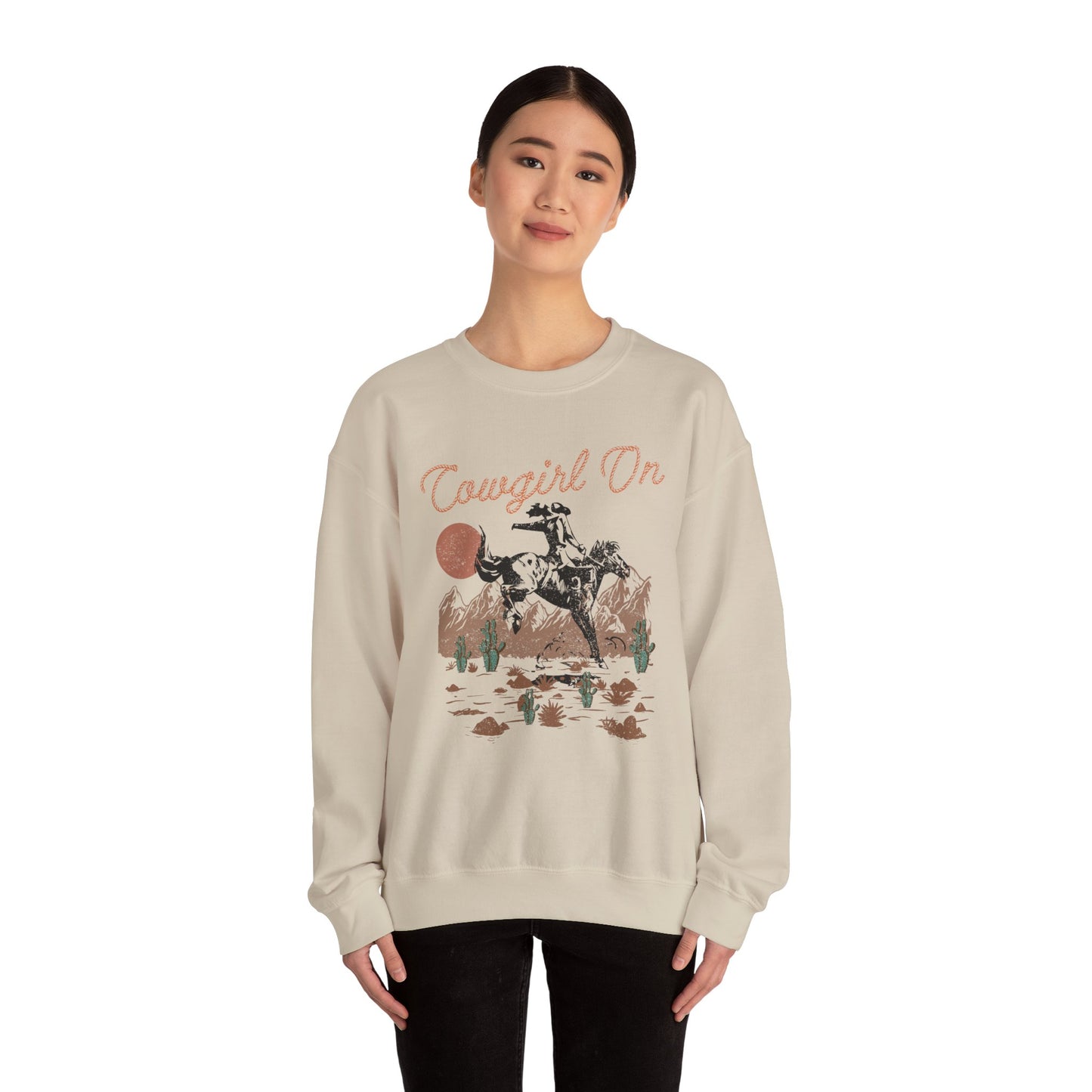 Cowgirl Howdy Sweatshirt – Southern Western Country Rodeo Vintage Pullover