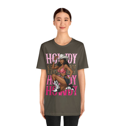 Howdy Black Cowgirl Shirt – Western Melanin Rodeo Queen Texas Tee