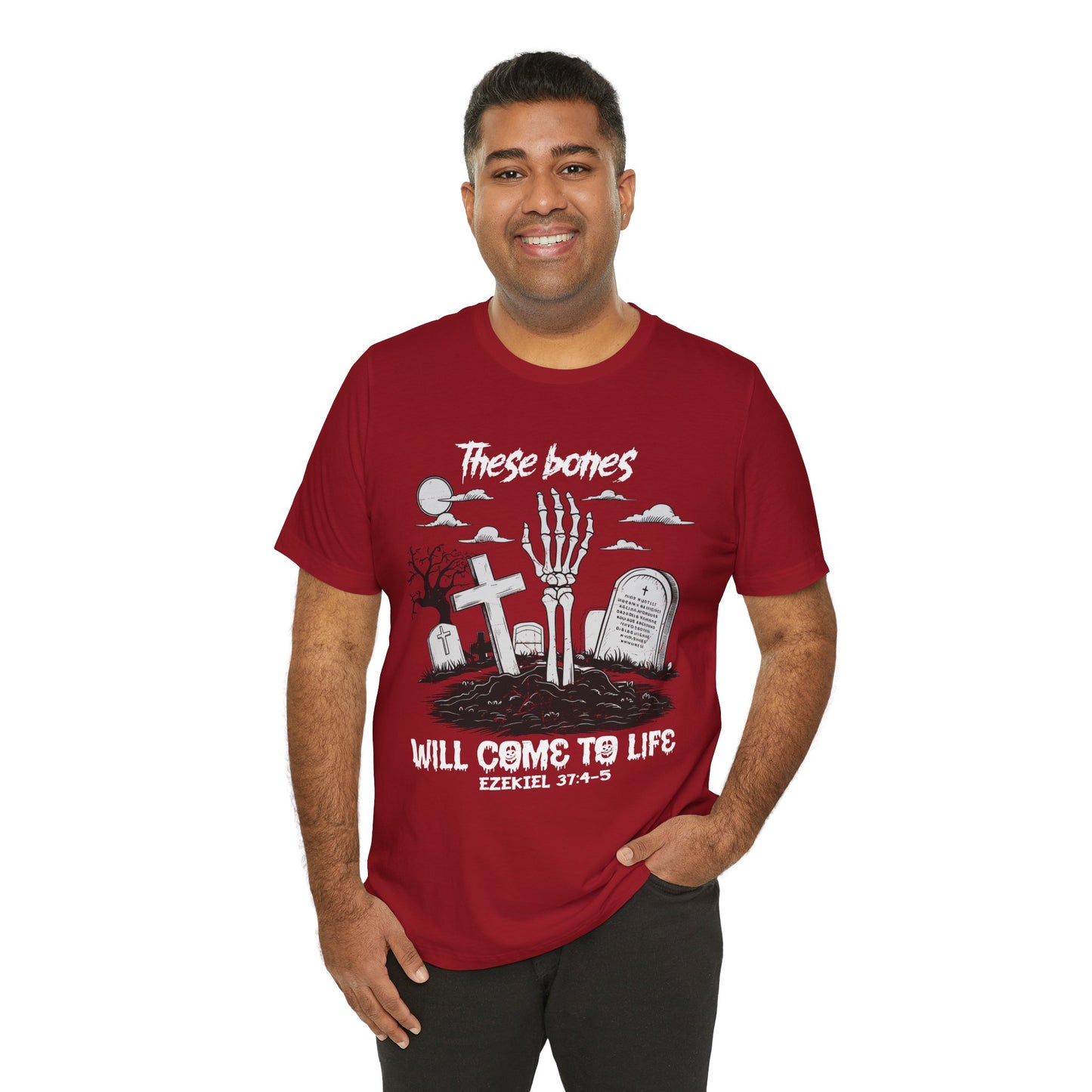 These Bones Will Come To Life Skeleton Christian Halloween T-Shirt