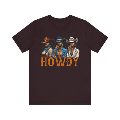 Howdy Black Cowgirl Shirt – Western Rodeo Melanin African American Tee