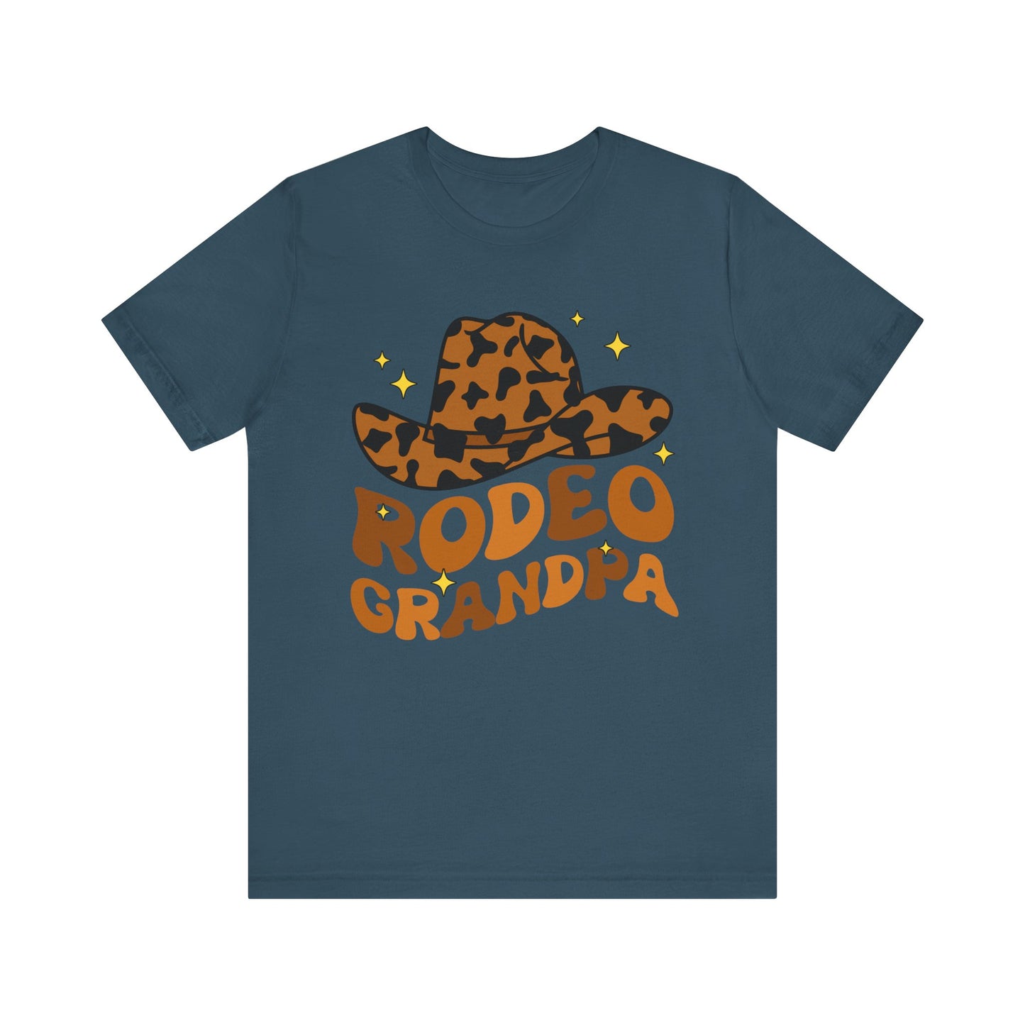 Western Rodeo Grandpa Shirt – Country Cowboy Birthday Matching Family Tee