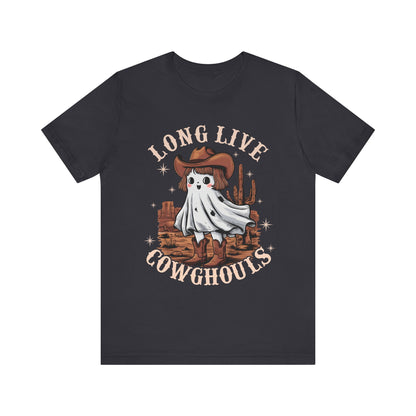 Long Live Cowghouls Shirt – Cute Western Ghost Cowgirl Halloween Tee