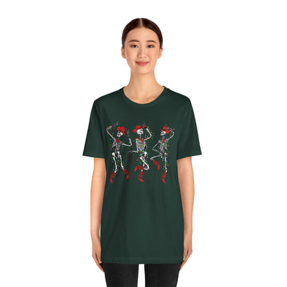 Spooky Christmas Skeleton Shirt – Funny Dancing Cowboy Western Holiday Tee