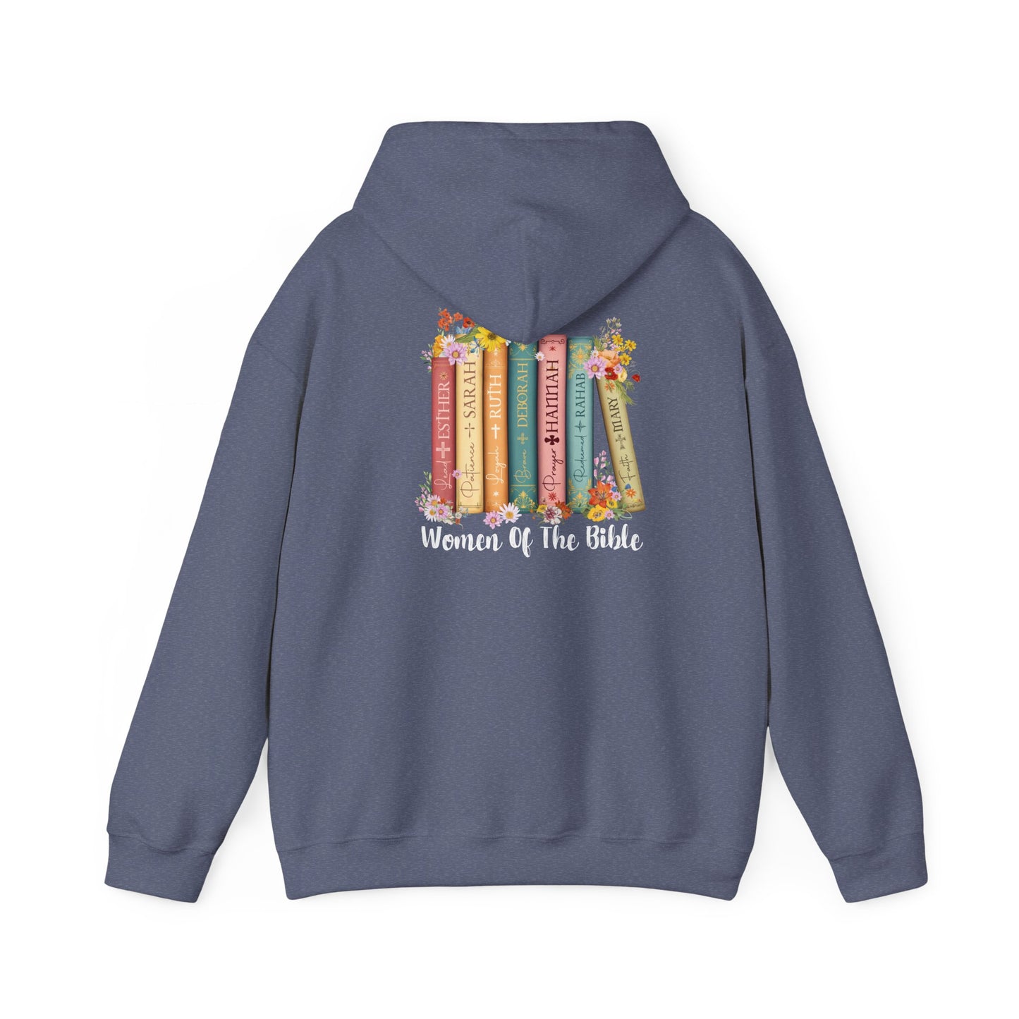 Women of the Bible Hoodie – Christian Floral Scripture Church Book Pullover