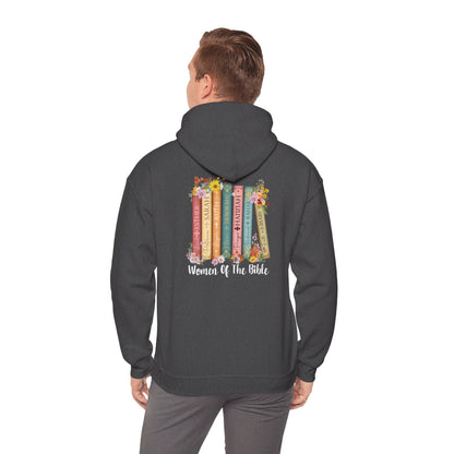 Women of the Bible Hoodie – Christian Floral Scripture Church Book Pullover