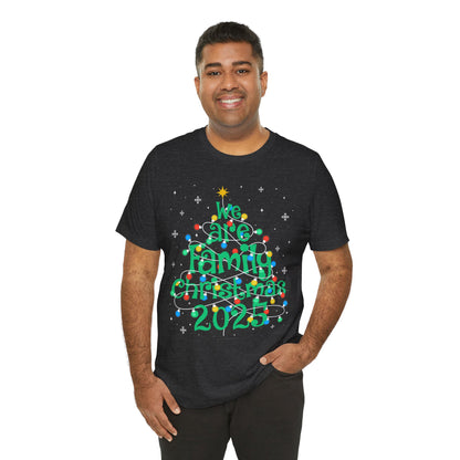 We Are Family Christmas 2025 Shirt – Matching Holiday Tree Lights Reunion Tee