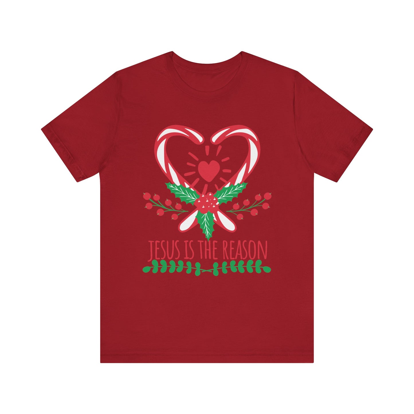 Candy Cane Jesus Shirt – Christian Christmas Pajama Tee, Cute Holiday Faith Top