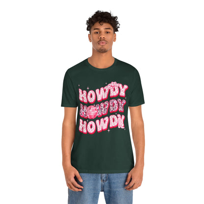 Howdy Pink Cowgirl Shirt – Leopard Disco Western Rodeo Country Girl Tee