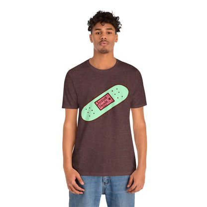 Funny Jesus Heals Shirt – God’s Promises Christian Band-Aid Prayer Tee