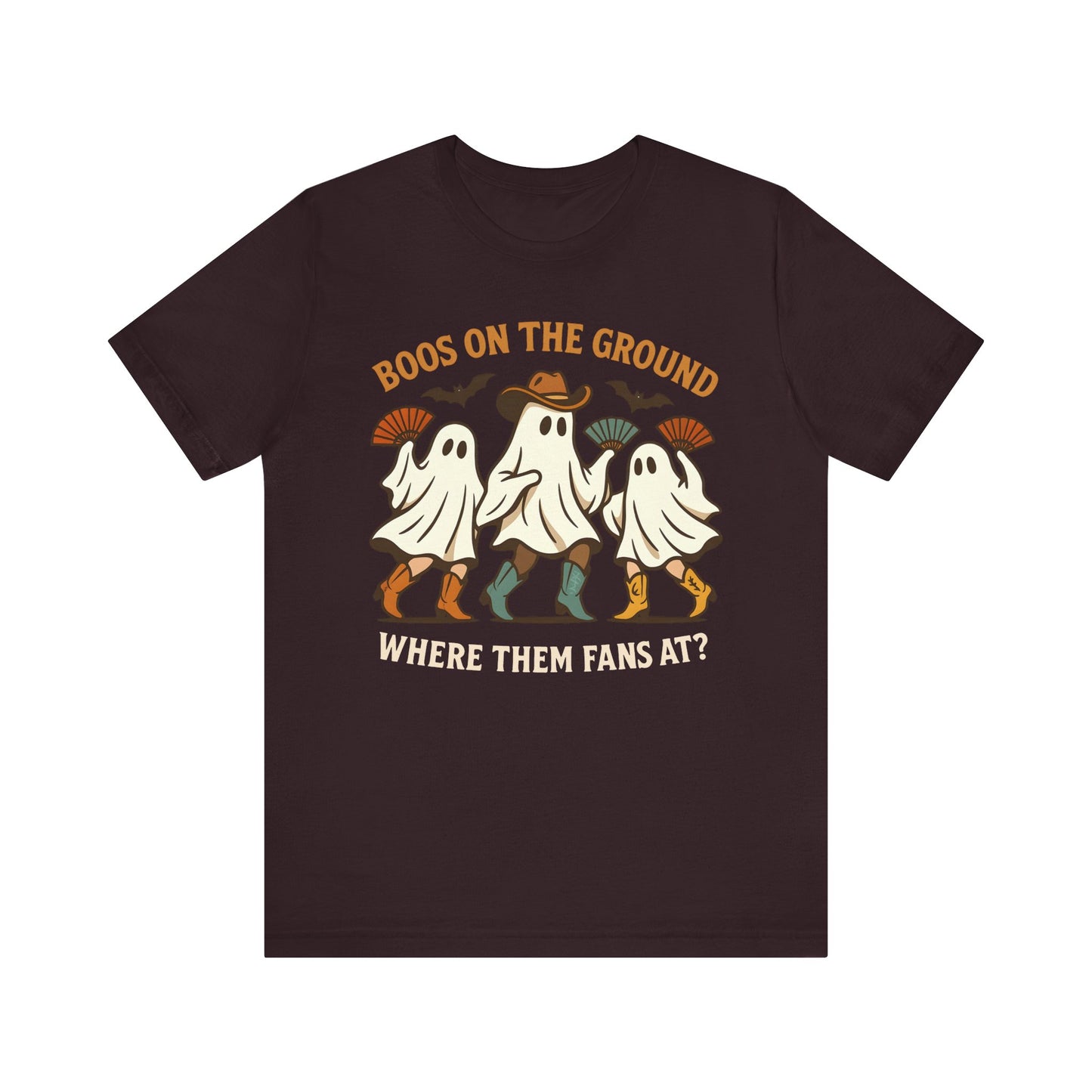 Boos on the Ground Shirt – Funny Western Cowgirl Ghost Squad Halloween Tee