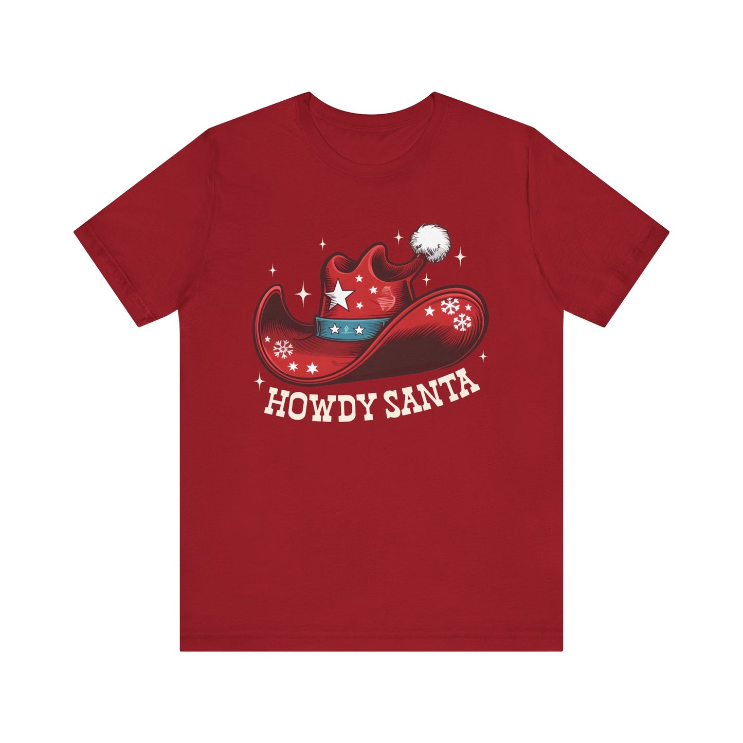 Howdy Santa Shirt – Funny Cowboy Claus Western Christmas Holiday Pajama Tee
