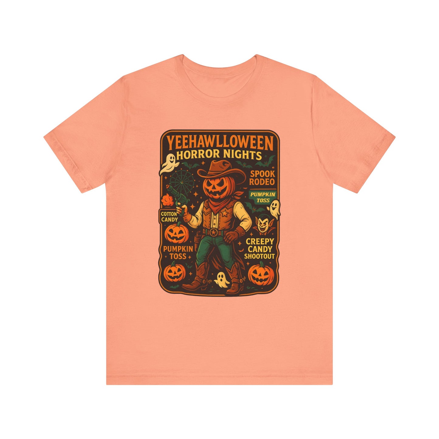 Yeehawlloween Shirt – Western Rodeo Halloween Carnival Cowgirl Cowboy Tee