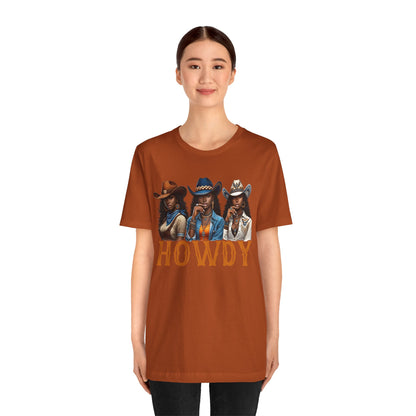 Howdy Black Cowgirl Shirt – Western Rodeo Melanin African American Tee