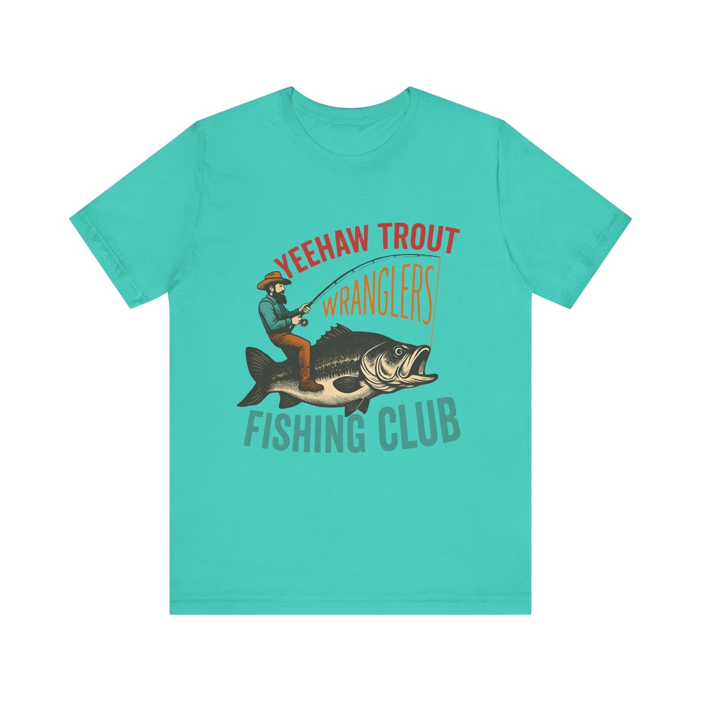 Yeehaw Trout Wranglers Shirt – Funny Cowboy Fishing Club Western Tee