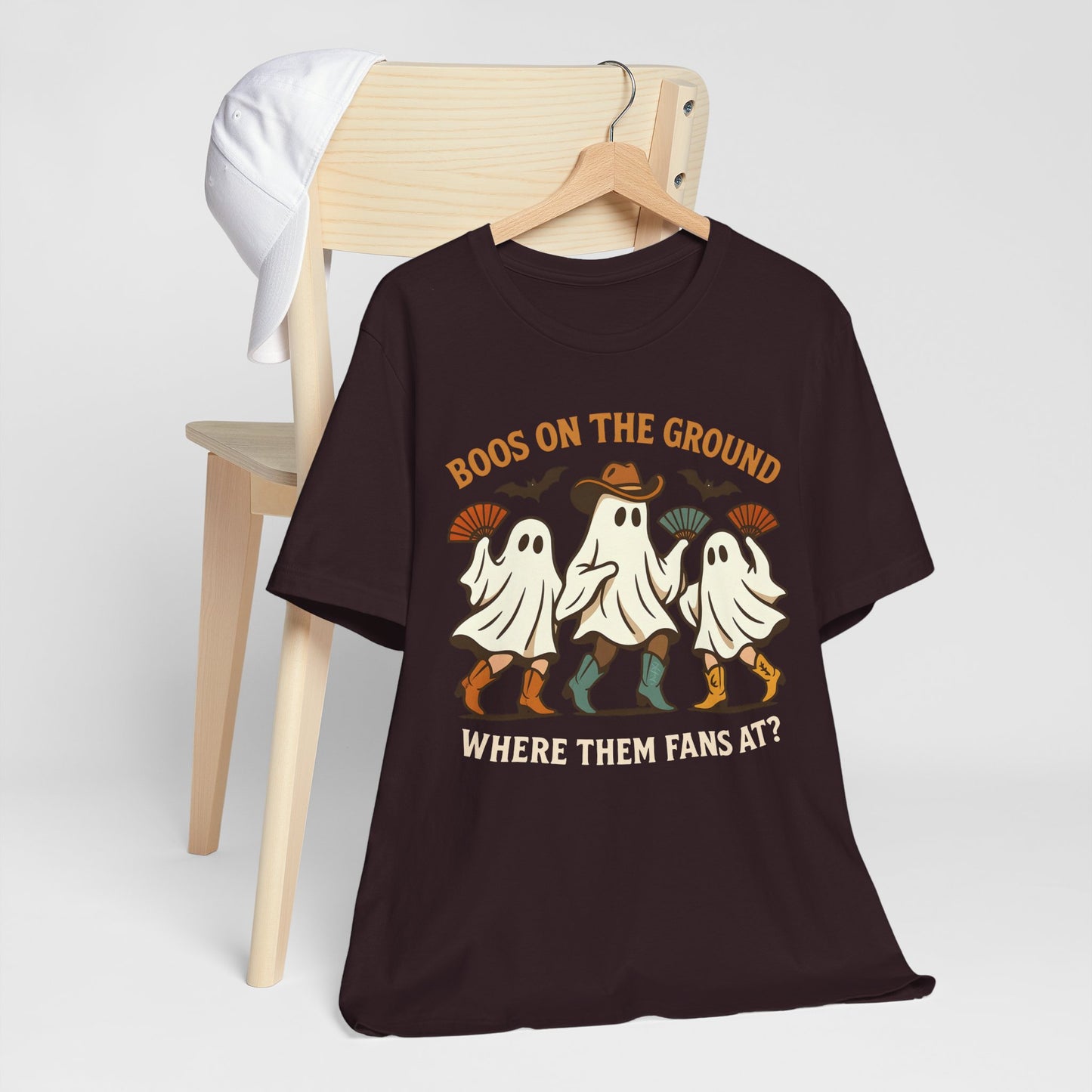 Boos on the Ground Shirt – Funny Western Cowgirl Ghost Squad Halloween Tee