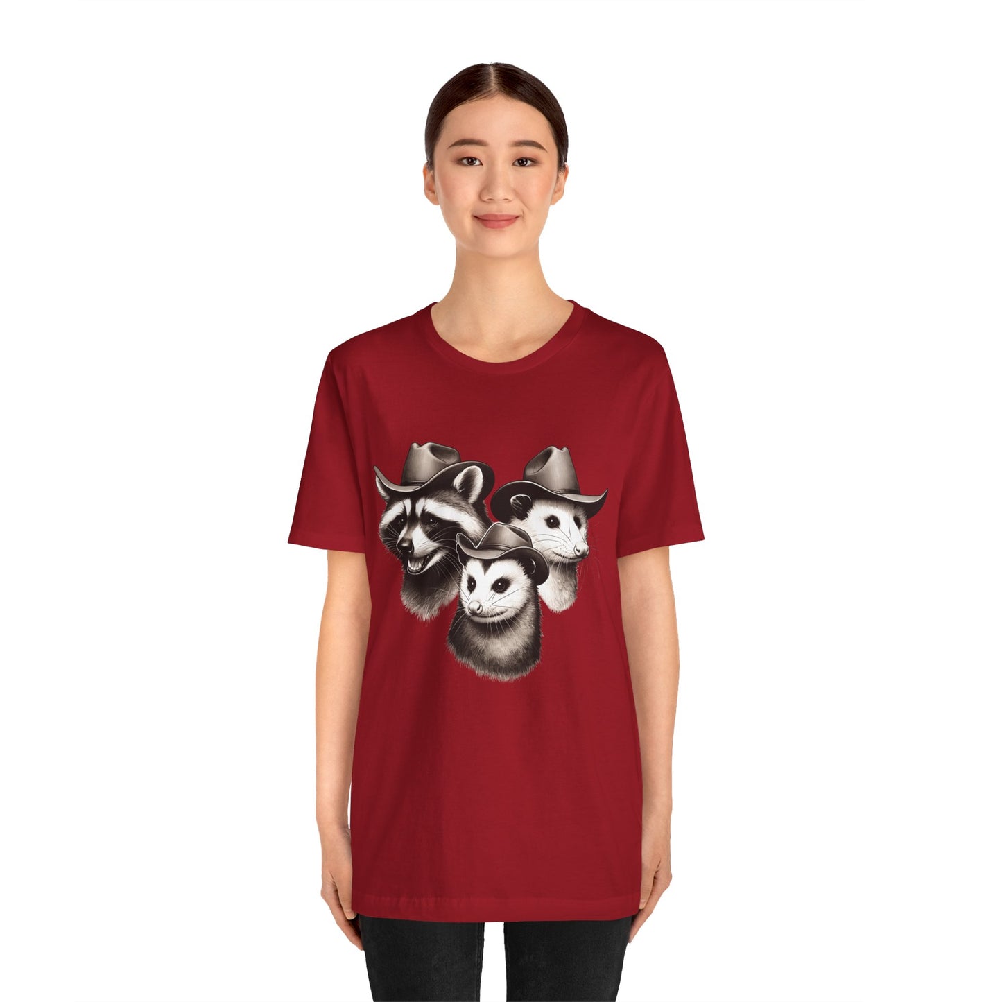 Cowboy Trash Trio Shirt – Opossum Raccoon Western Rodeo Funny Tee