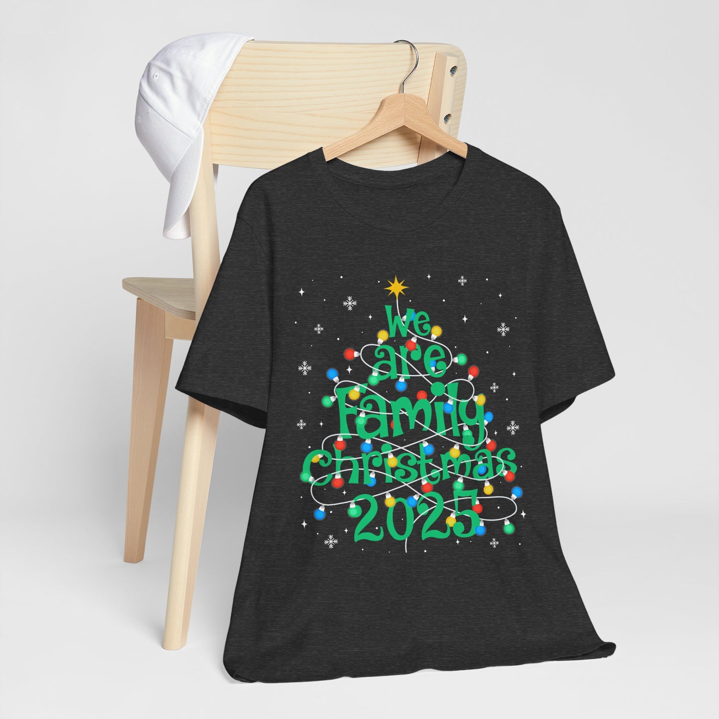 We Are Family Christmas 2025 Shirt – Matching Holiday Tree Lights Reunion Tee