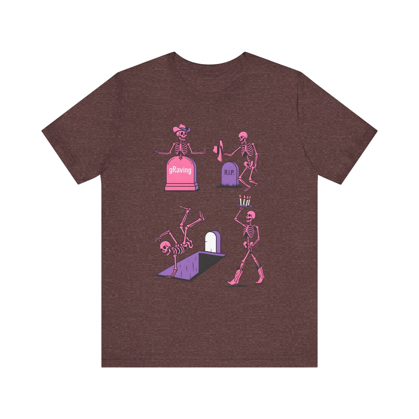 Graving Skeleton Cowgirl Shirt – Funny Western Halloween Rodeo Tee