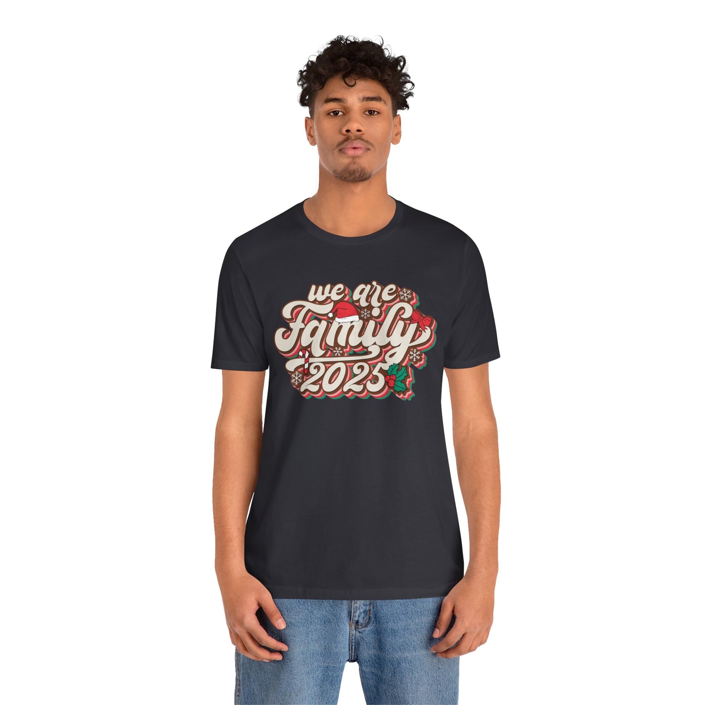 We Are Family Christmas Shirt – Retro Groovy 80s Matching Holiday Tee