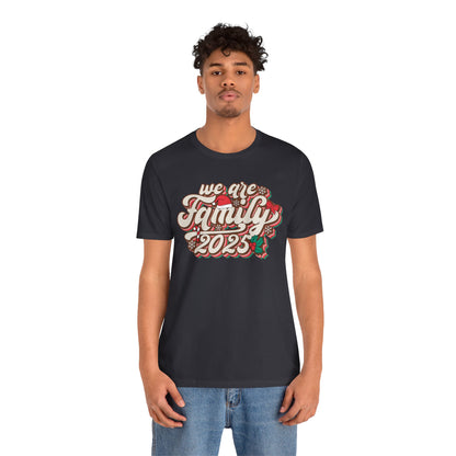 We Are Family Christmas Shirt – Retro Groovy 80s Matching Holiday Tee
