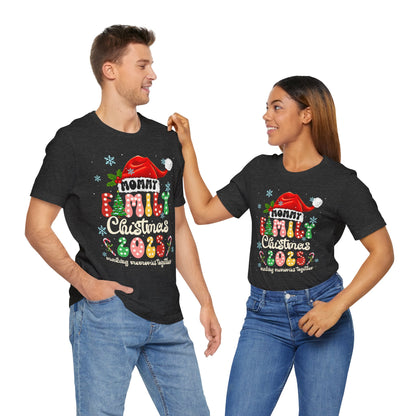 Mommy Family Christmas 2025 Shirt – Cute Matching Polka Dot Holiday Tee