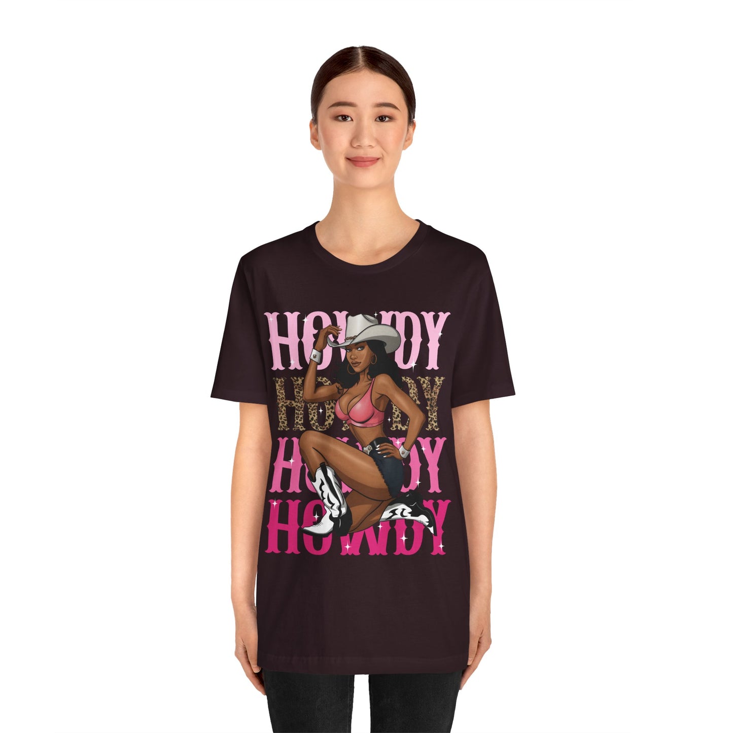Howdy Black Cowgirl Shirt – Western Melanin Rodeo Queen Texas Tee
