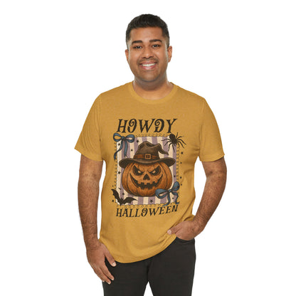 Howdy Halloween Shirt – Cute Coquette Pumpkin Western Fall Tee