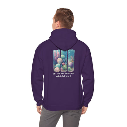 Let the Sea Resound Hoodie – Christian Ocean Bible Verse Summer Pullover