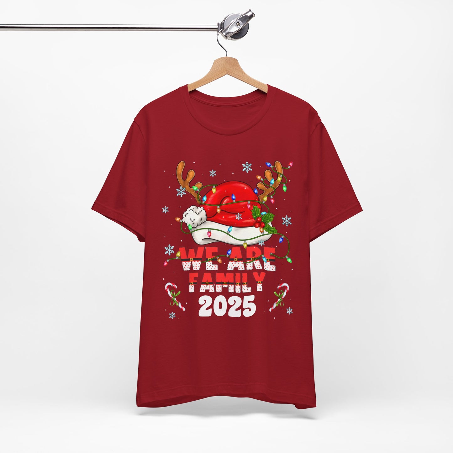 We Are Family 2025 Shirt – Matching Christmas Tree Santa Holiday Pajama Tee