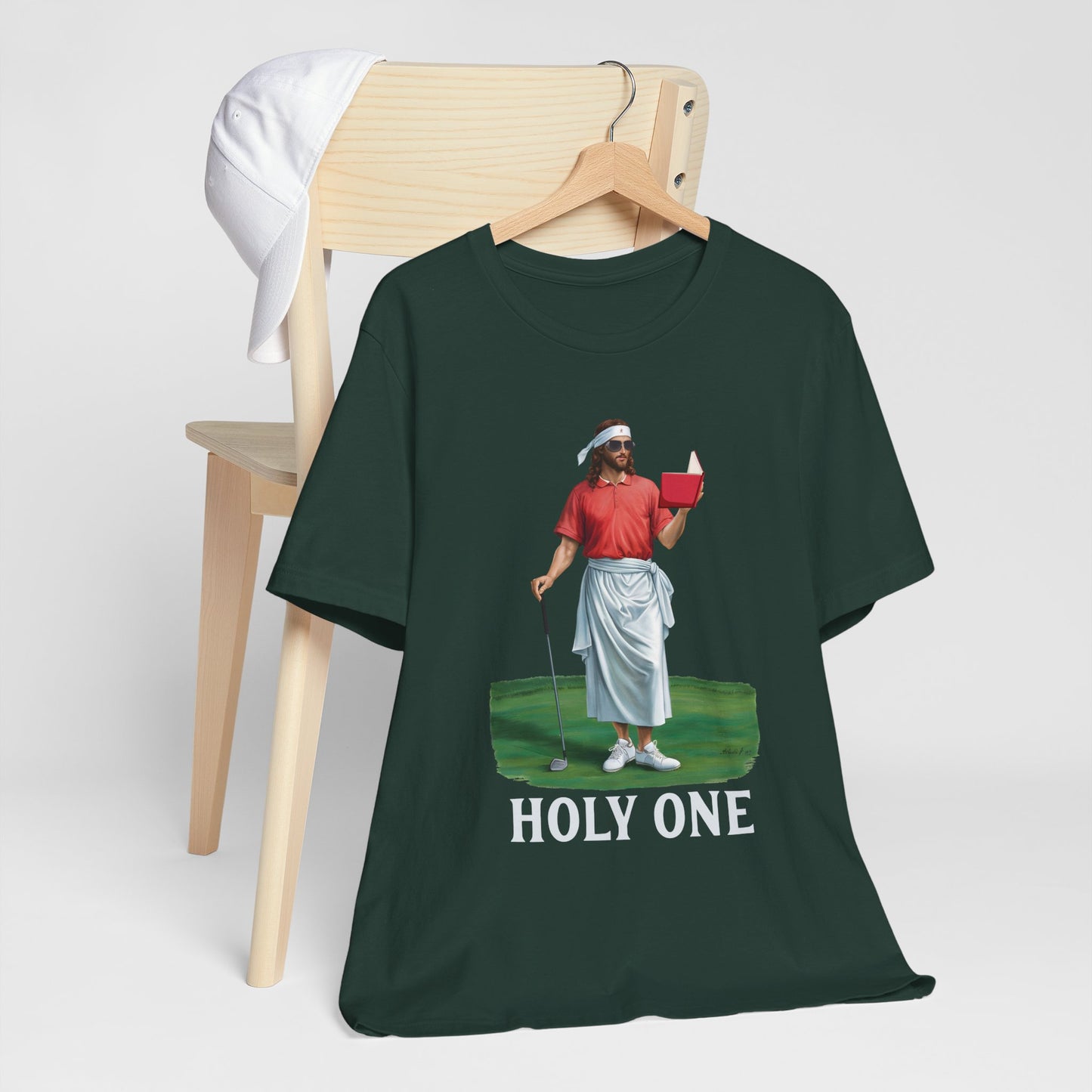 Jesus Golf Holy One Shirt – Funny Christian Faith & Sports Graphic Tee for Golfers
