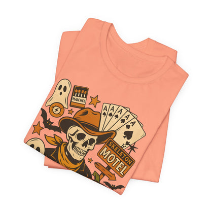 Have A Nice Night Shirt – Spooky Cowboy Skeleton Western Halloween Tee